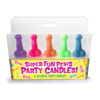 Super Fun Penis Candles Party Set