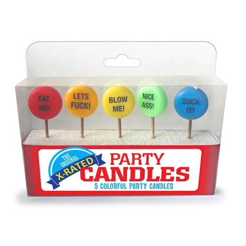 X-Rated Party Candles - Adult Celebration