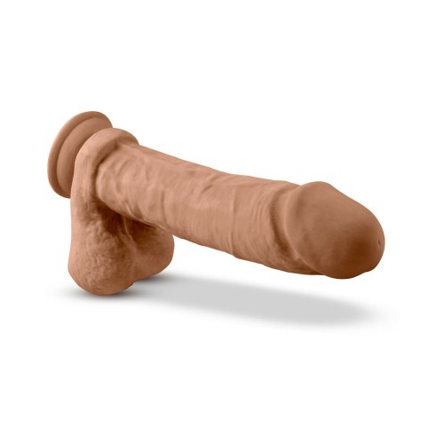 Au Naturel 9.5 inch Posable Dual Density Dildo - Tan