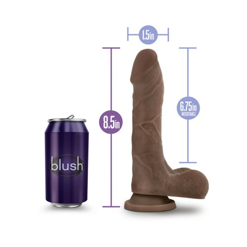 Au Naturel Mister Perfect 8.5 in. Dildo Brown