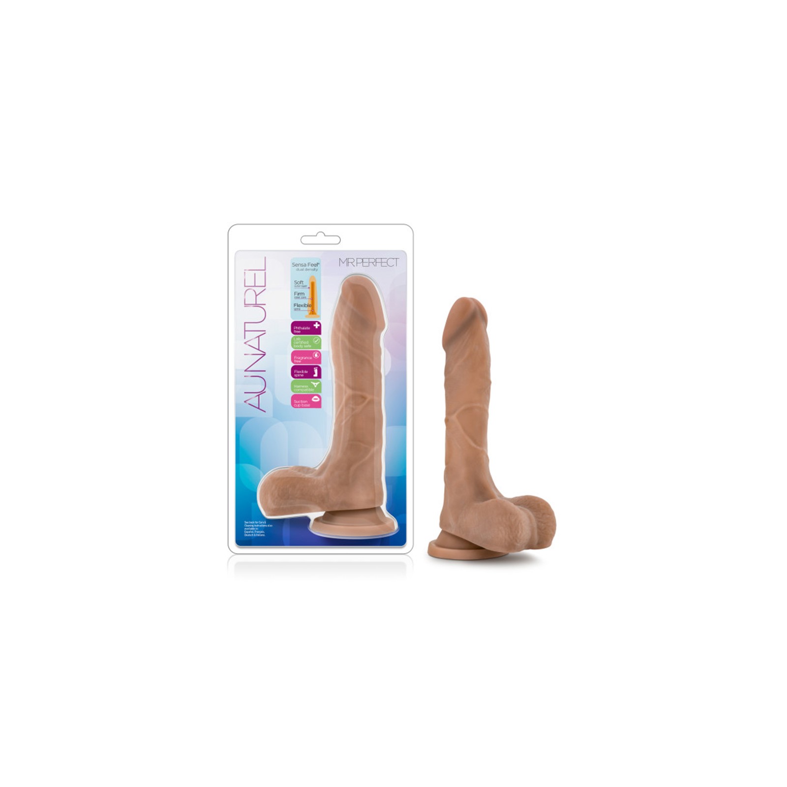 Au Naturel Mister Perfect Posable Dildo