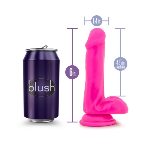 Dildo Au Naturel Bold Delight 6 in. - Placer de Densidad Dual