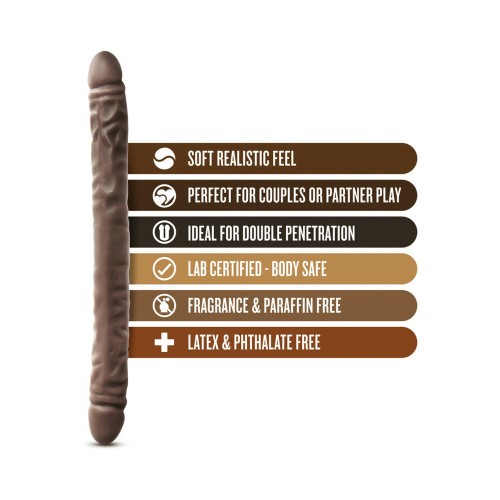 Dr. Skin Dildo Doble de 18 Pulgadas