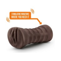 Hot Chocolate Brianna Vagina Stroker with Bullet Vibrator Brown - Pleasure Experience