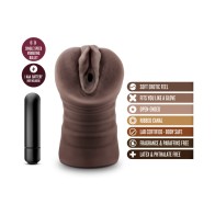 Hot Chocolate Brianna Vagina Stroker with Bullet Vibrator Brown - Pleasure Experience