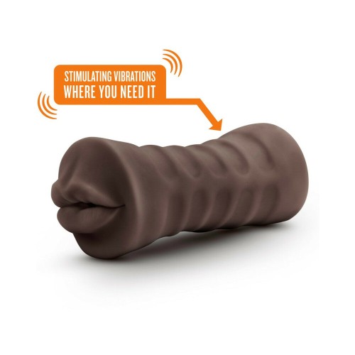 Stroker Oral Hot Chocolate Heather con Bullet