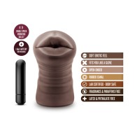 Stroker Oral Hot Chocolate Heather con Bullet