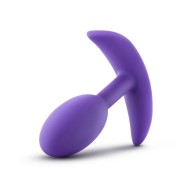 Luxe Wearable Slim Plug Small Purple - Silent Vibrations