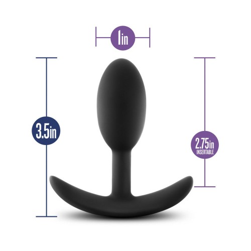 Plug Slim Vibra Usable Luxe Pequeño para Placer Discreto