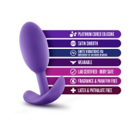 Luxe Wearable Vibra Slim Plug Purple