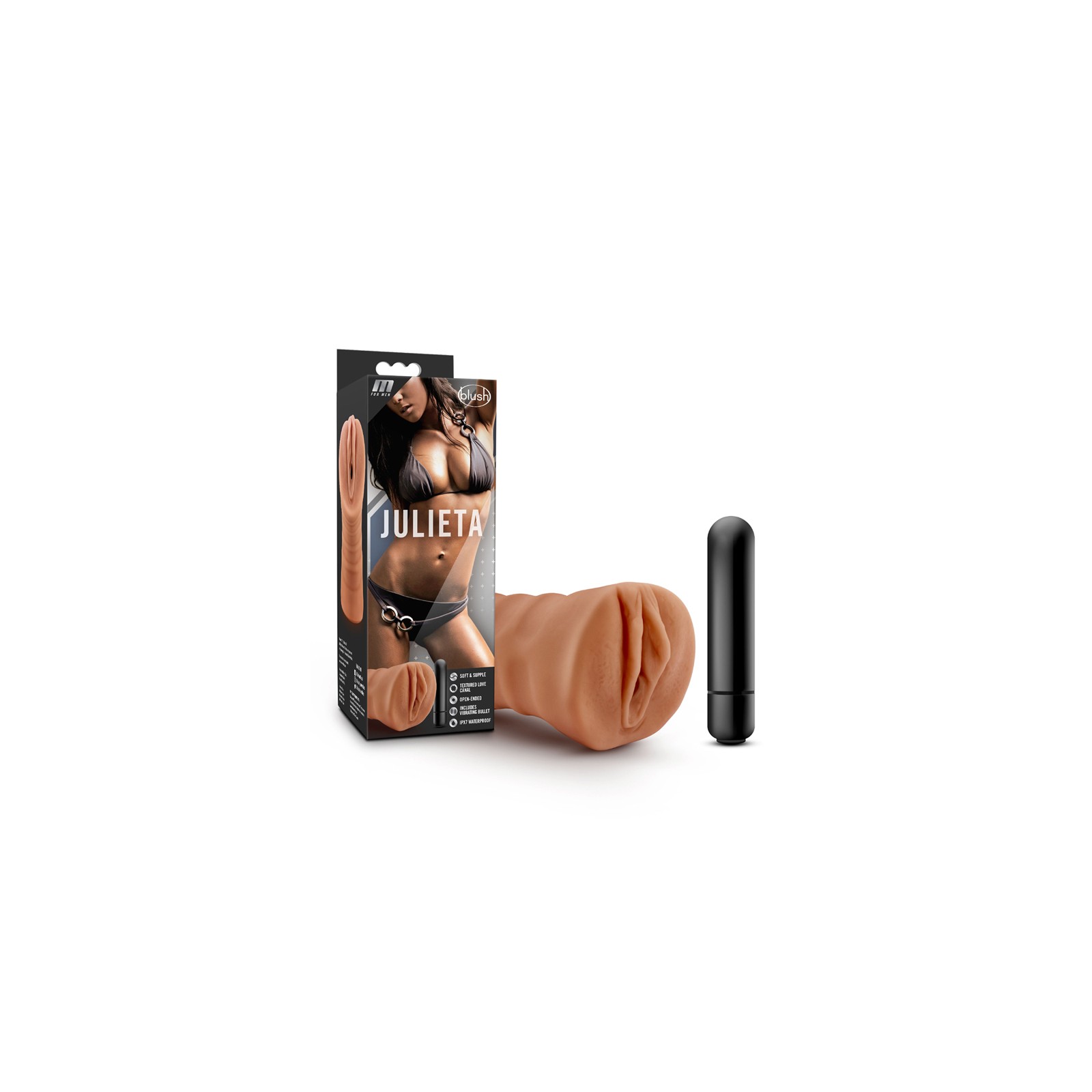 M for Men Julieta Vagina Stroker with Bullet