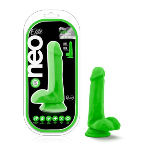 Neo Elite 6 Inch Dual Density Dildo