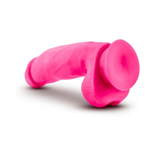 Neo Elite Dildo de Densidad Doble de 7 in. - Rosa Neón