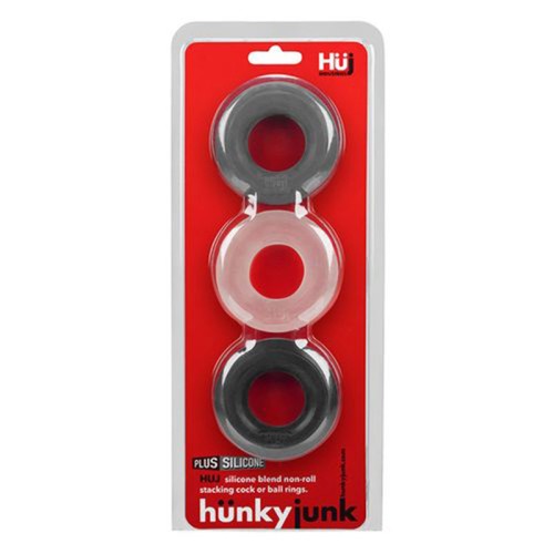 Hunkyjunk HUJ3 3-Pack C-Ring Tar Multi