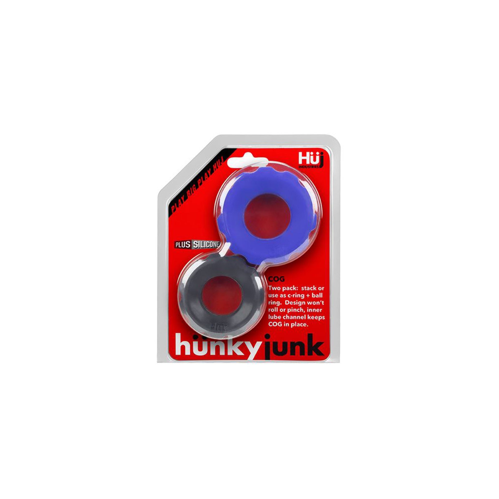 Hunkyjunk COG 2 Size C-Ring Pack Cobalt/Tar - Enhance Your Play