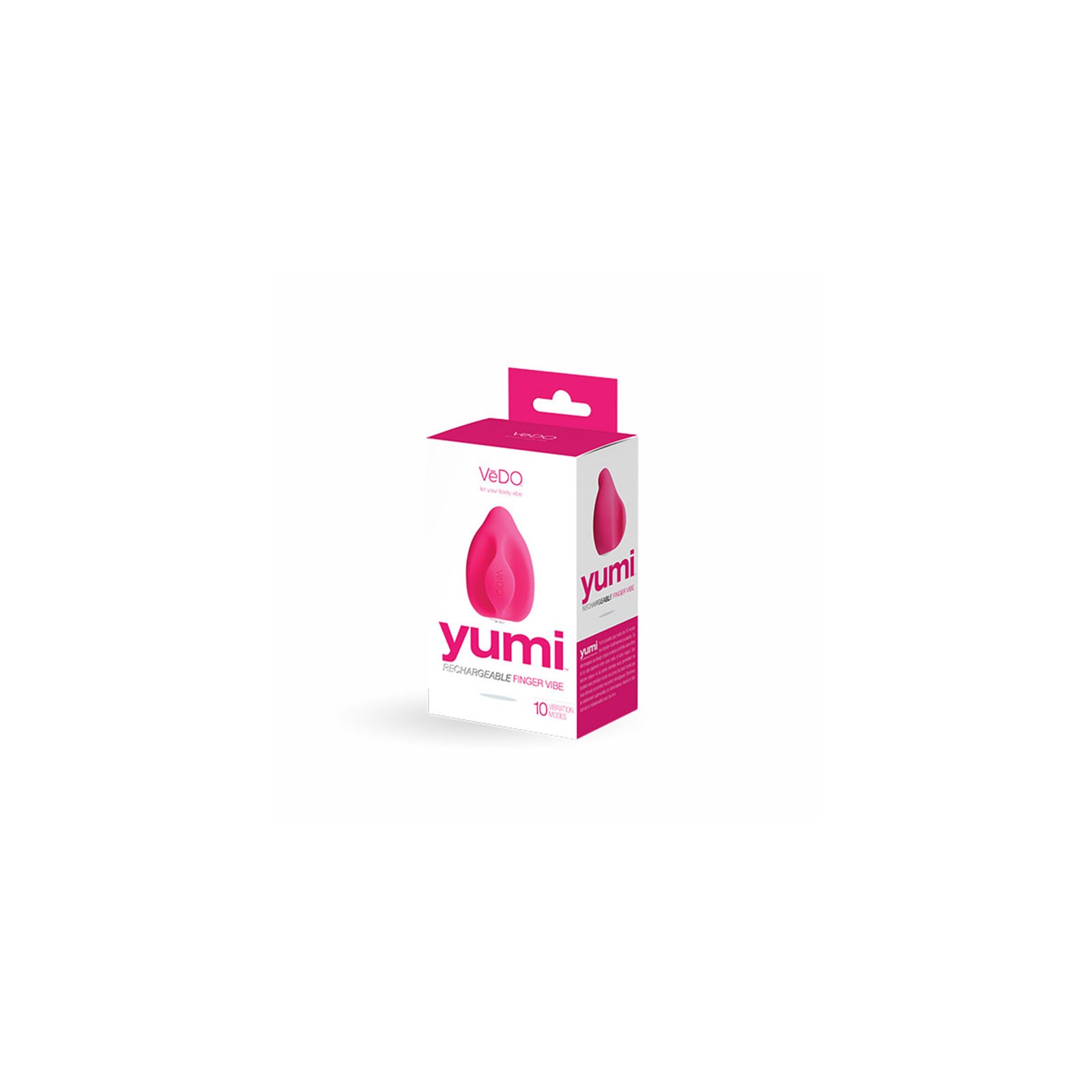 VeDO Yumi Rechargeable Finger Vibe in Foxy Pink