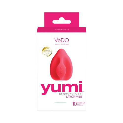 VeDO Yumi Rechargeable Finger Vibe in Foxy Pink