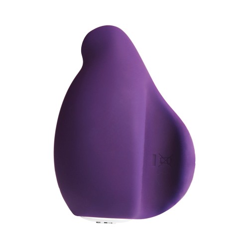 VeDO Yumi Vibrador de Dedo Recargable Púrpura Profundo