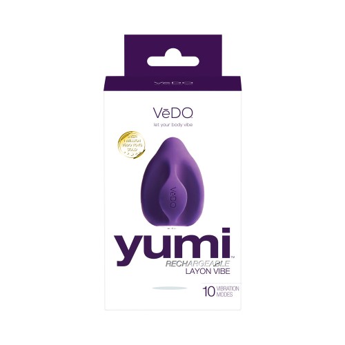 VeDO Yumi Rechargeable Finger Vibe Deep Purple