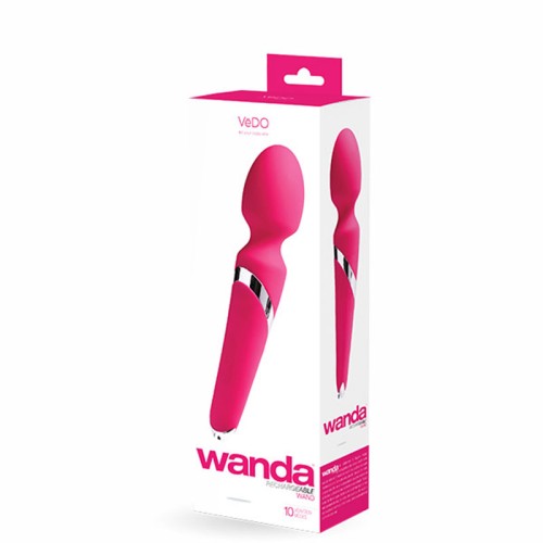 VeDO Wanda Vibrador de Varita Recargable - Rosa Foxy