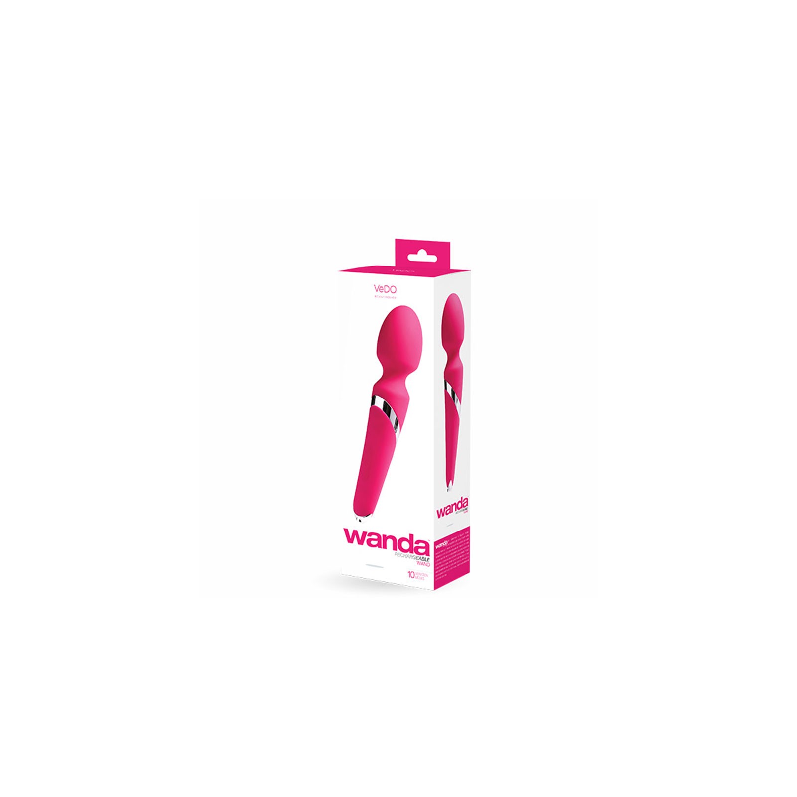 VeDO Wanda Rechargeable Wand Vibe - Foxy Pink