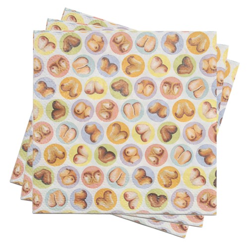 Candyprints Funny Boob Napkins