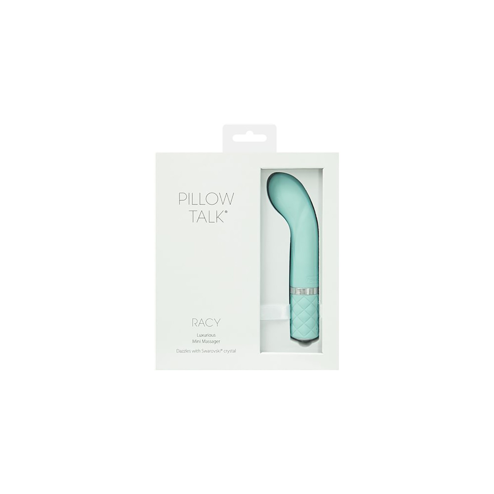 Pillow Talk Racy Mini Massager Teal – Powerful Vibrations