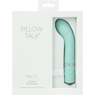 Pillow Talk Racy Mini Massager Teal – Powerful Vibrations