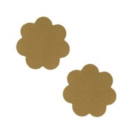 Neva Nude Beige Toffee Pasties en Forma de Pétalo - Cubiertas para Pezones