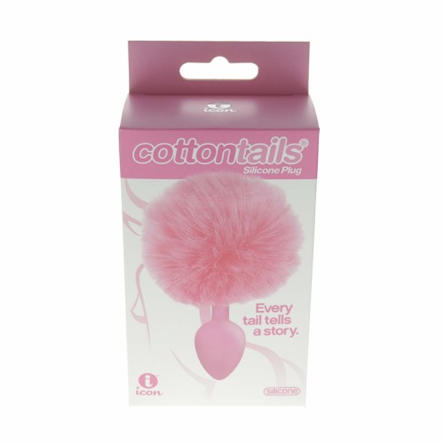 The 9's Cottontails Silicone Bunny Tail Butt Plug