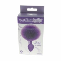 Cottontails Silicone Bunny Tail Butt Plug Purple