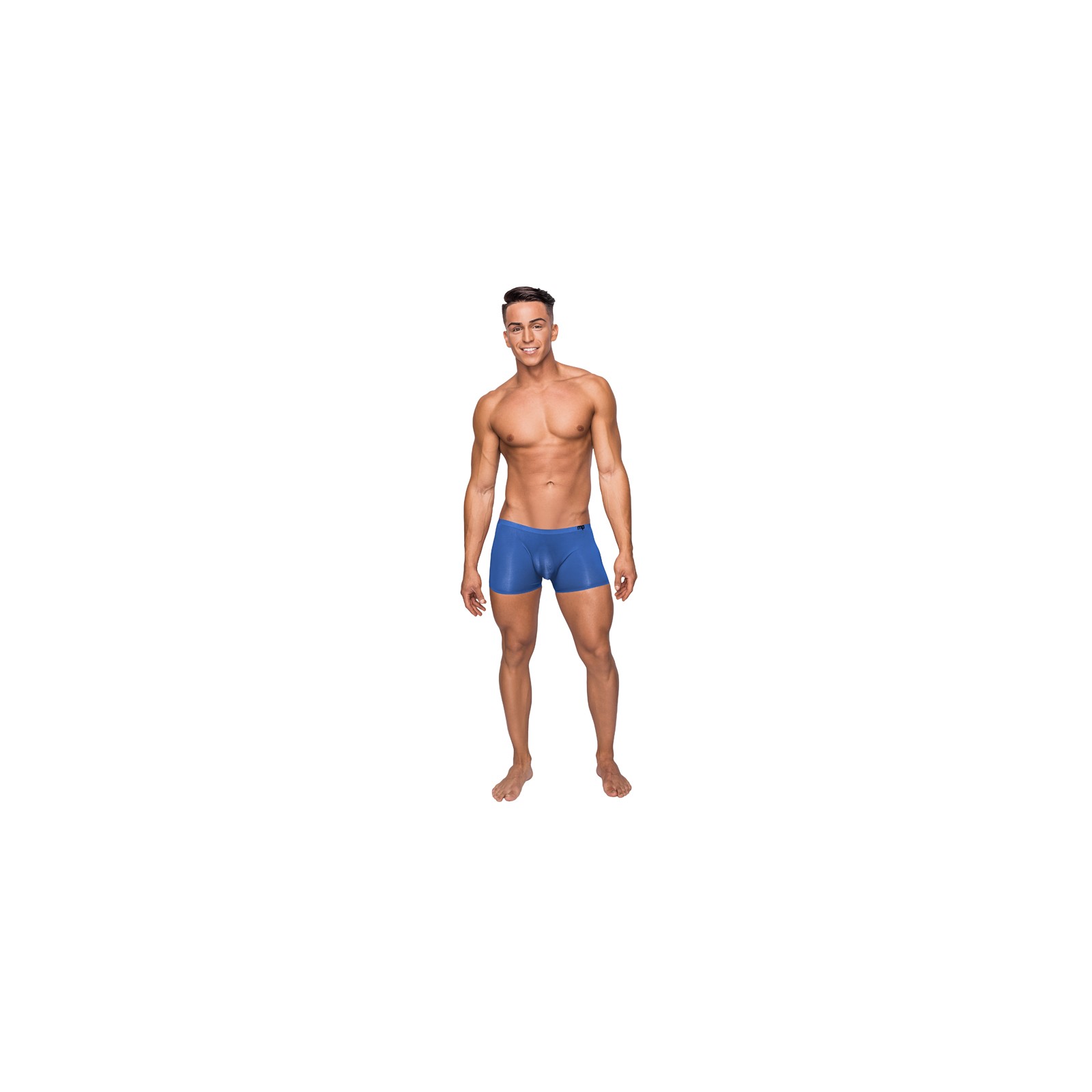 Male Power Seamless Sleek Short with Sheer Pouch