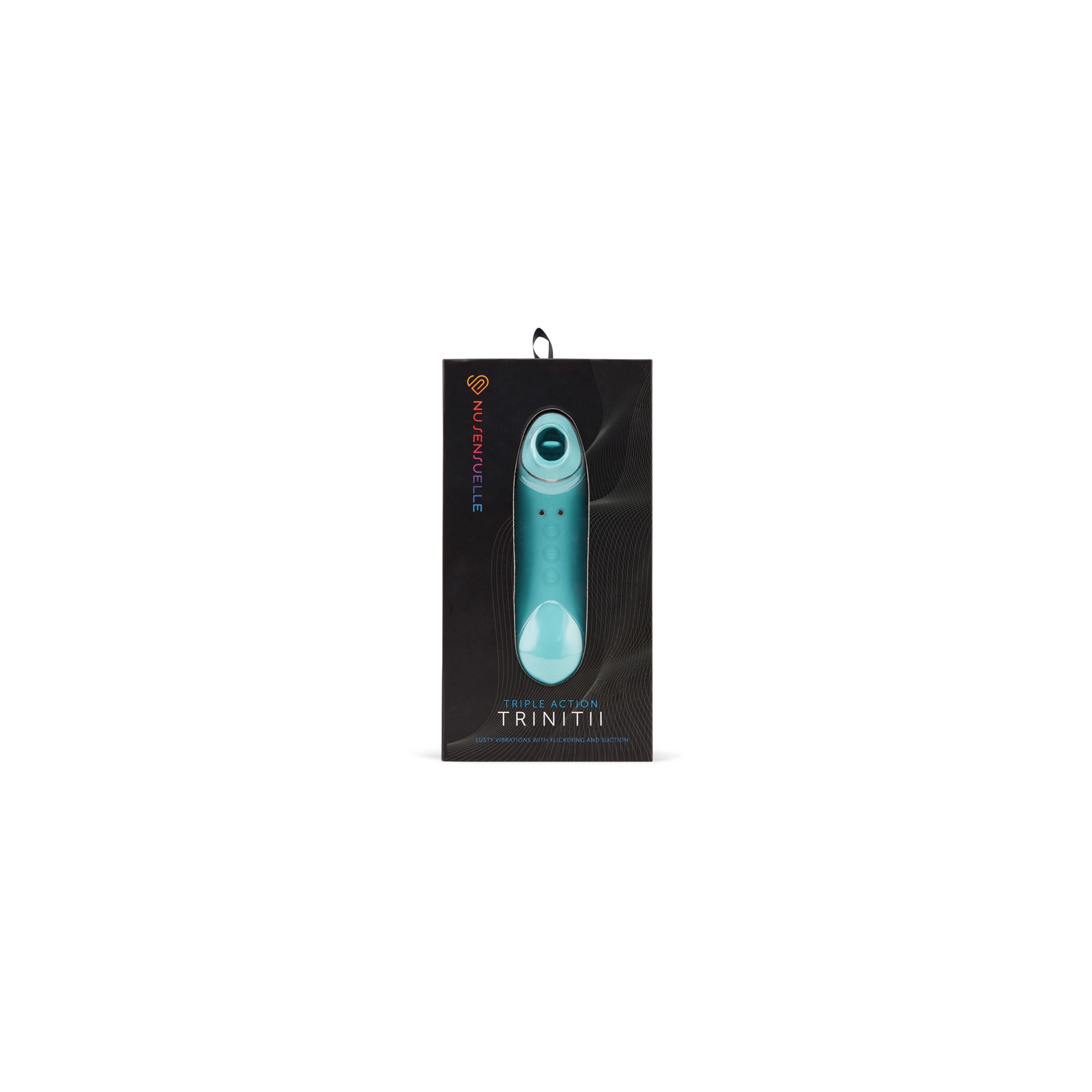 Trinitii 3-in-1 Suction Tongue Vibe Electric Blue