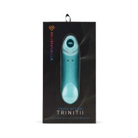 Trinitii 3-in-1 Suction Tongue Vibe Electric Blue