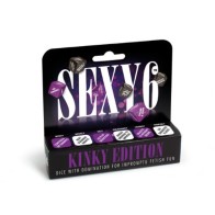 Sexy 6 Juego de Dados Kinky de Dominación