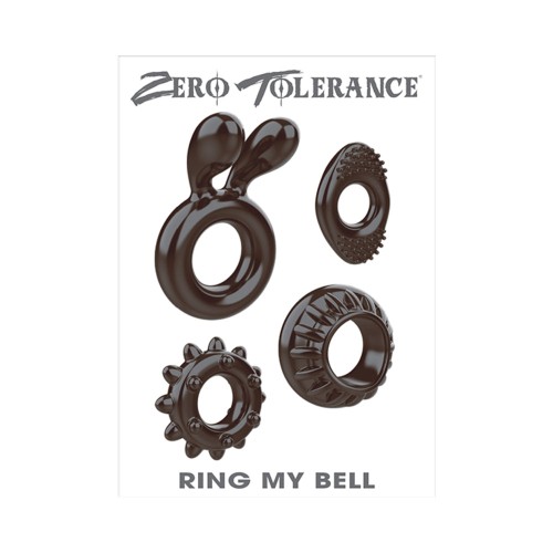 Zero Tolerance Ring My Bell 4-Piece Cockring Set - Enhanced Play