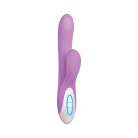 Evolved Super Sucker Thumping Suction Dual Stimulator - Purple