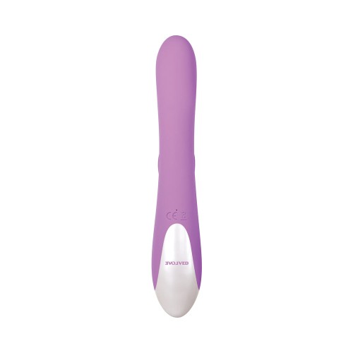 Evolved Super Sucker Thumping Suction Dual Stimulator - Purple