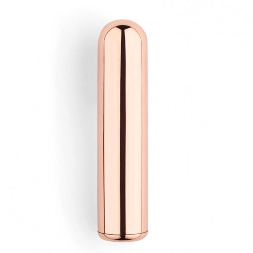 Vibrador Recargable Bullet Le Wand Chrome para Placer de Viaje