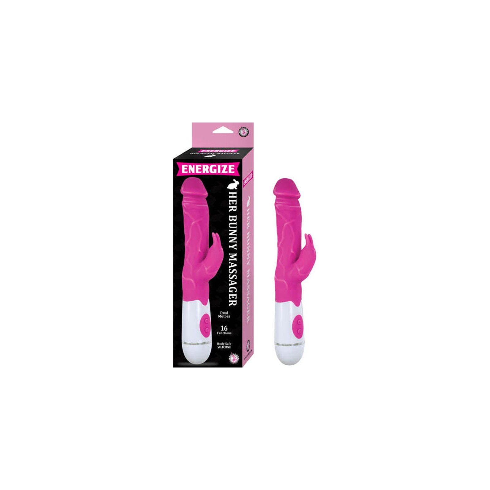 Energize Her Bunny Massager Pink