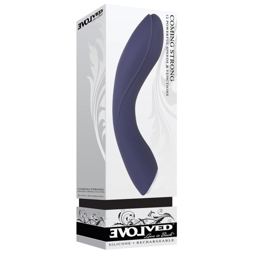 Evolved Coming Strong Vibrador G-Spot Recargable Morado - Placer Potente