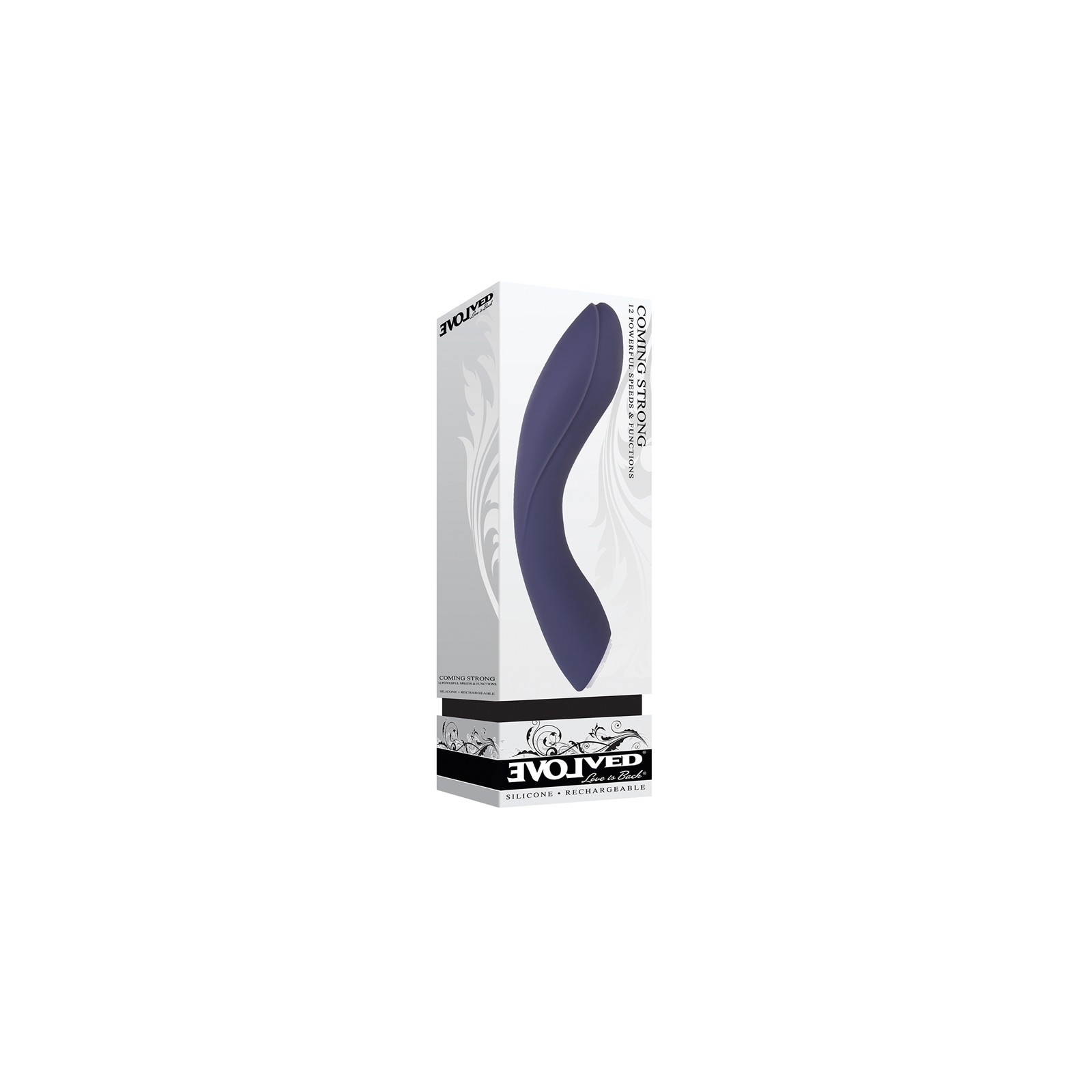 Evolved Coming Strong Vibrador G-Spot Recargable Morado - Placer Potente