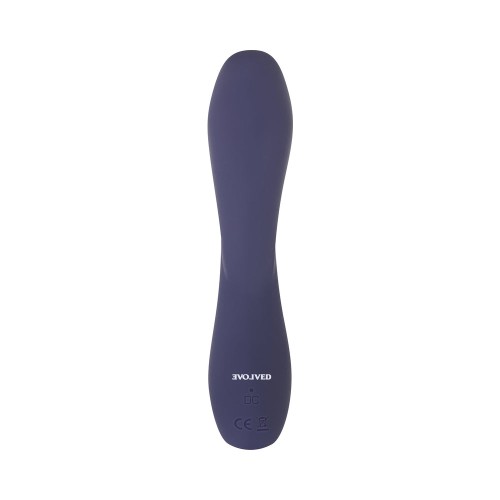 Evolved Coming Strong Vibrador G-Spot Recargable Morado - Placer Potente