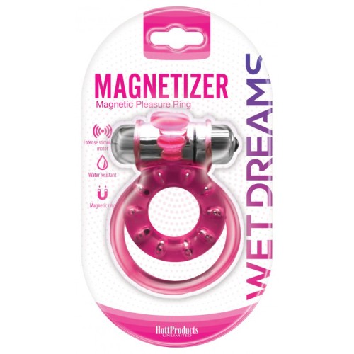 Magnetized Magnetic Cock Ring with Bullet for Enhanced Pleasure