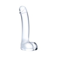 Glas Realistic Curved Glass G-Spot Dildo