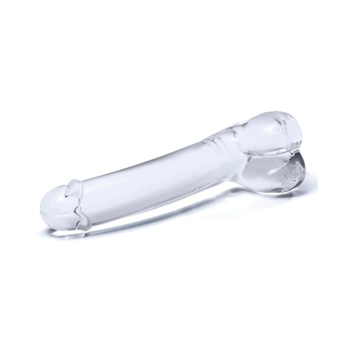 Dildo Curvado de Vidrio Realista G-Spot