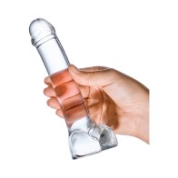 Glas Realistic Curved Glass G-Spot Dildo