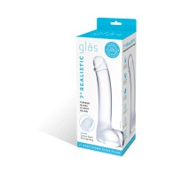 Dildo Curvado de Vidrio Realista G-Spot