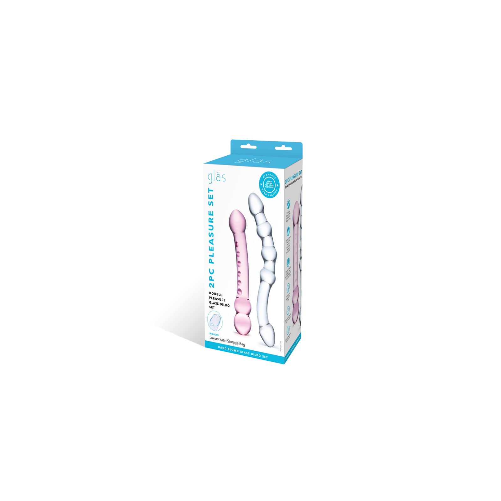 Set de Dildos de Vidrio Doble Placer Glas