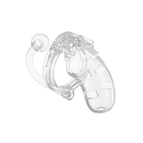 ManCage Model 10 Clear Chastity Cage with Plug